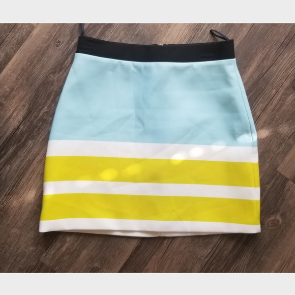 BY JOHNNY STRIPED MINI SKIRT - Picture 2 of 6